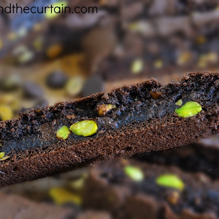 Chocolate Pistachio Biscotti