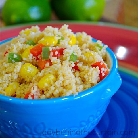 Corn and Pepper Couscous