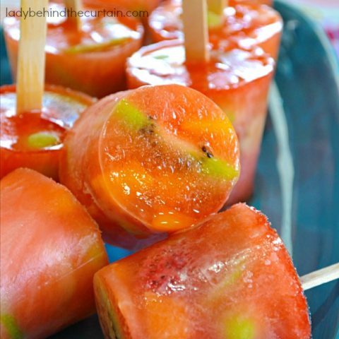 Kid Friendly Sangria Fruit Pops