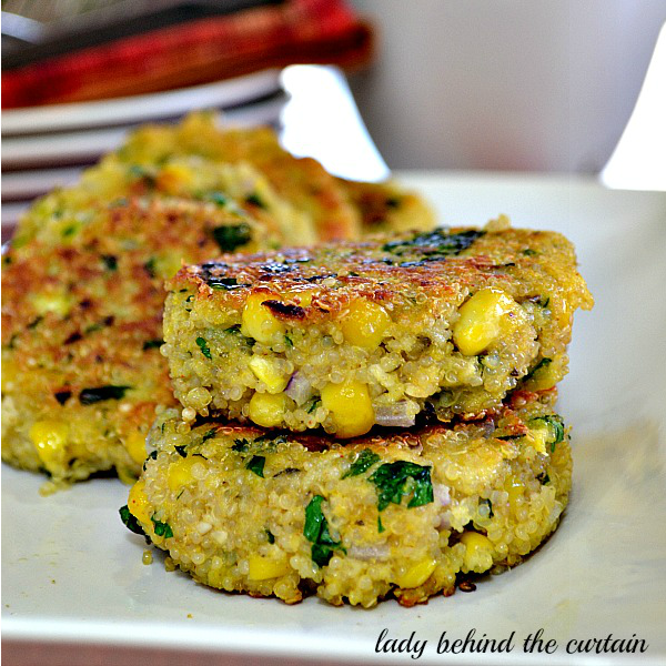 Chimichurri Quinoa And Corn Patties