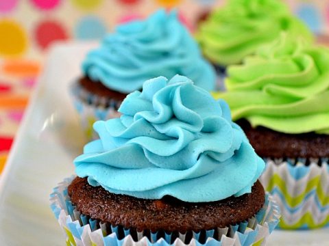 Image for Decadent Double Chocolate Mousse Filled Cupcakes
