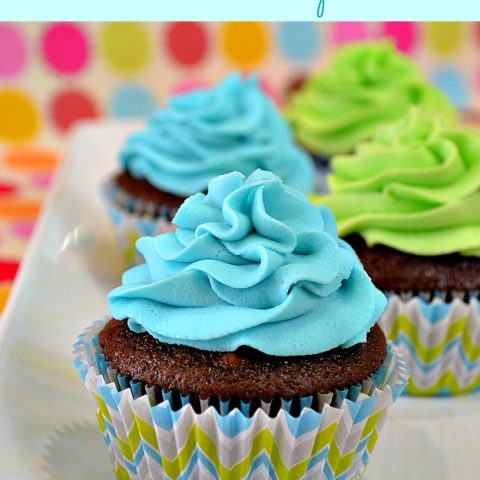 Decadent Double Chocolate Mousse Filled Cupcakes