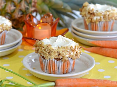 Pineapple Carrot Cupcakes