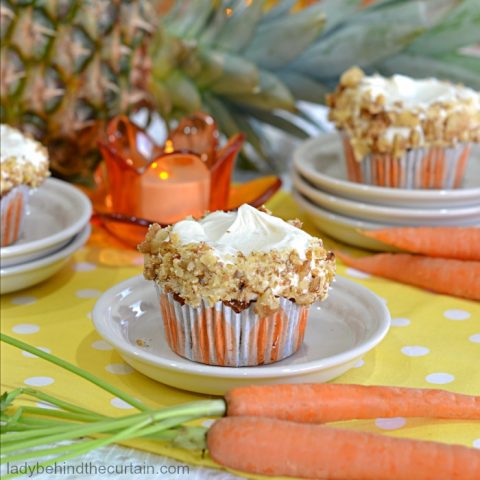 Pineapple Carrot Cupcakes