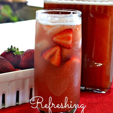 Refreshing Strawberry Tea