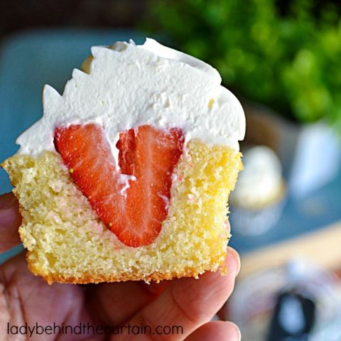 Strawberry Shortcake Cupcakes