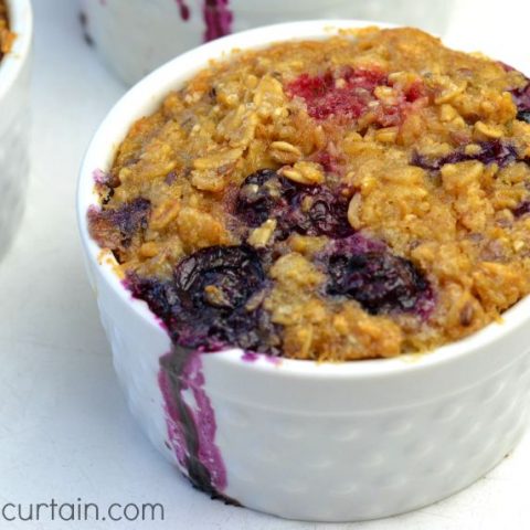 Triple Berry Baked Oatmeal