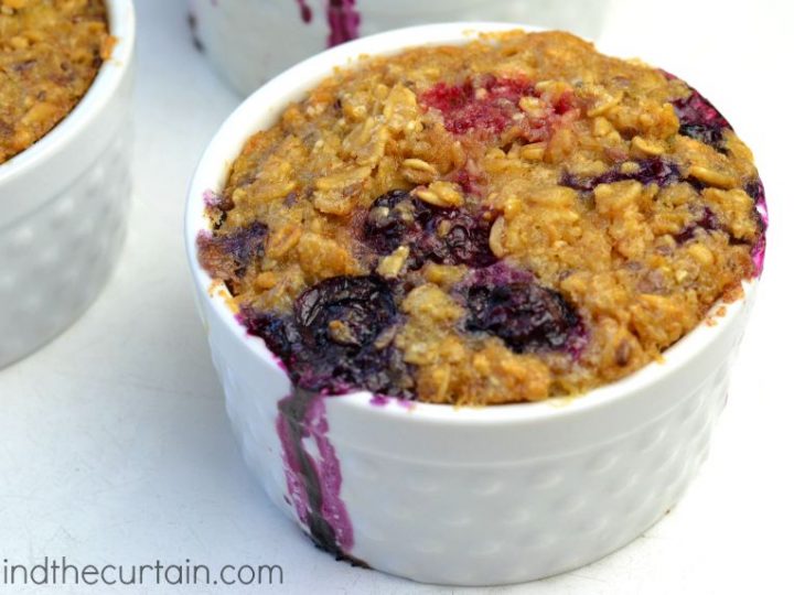 Triple Berry Baked Oatmeal