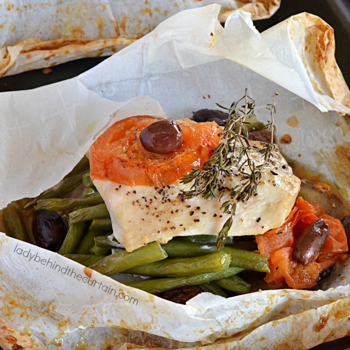 Baked Chicken in Parchment Paper - Bottom Left of the Mitten