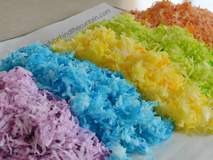 How to Color Coconut