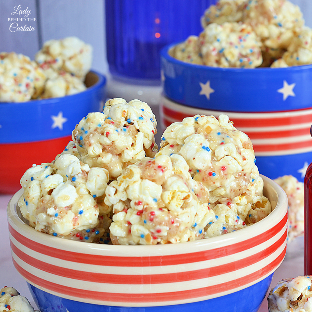 Easy Microwave Peanut Brittle Mini Popcorn Balls