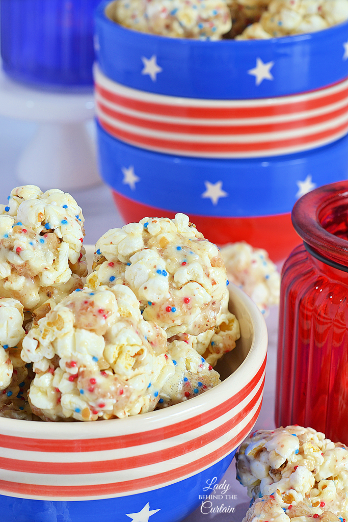 Easy Microwave Peanut Brittle Mini Popcorn Balls
