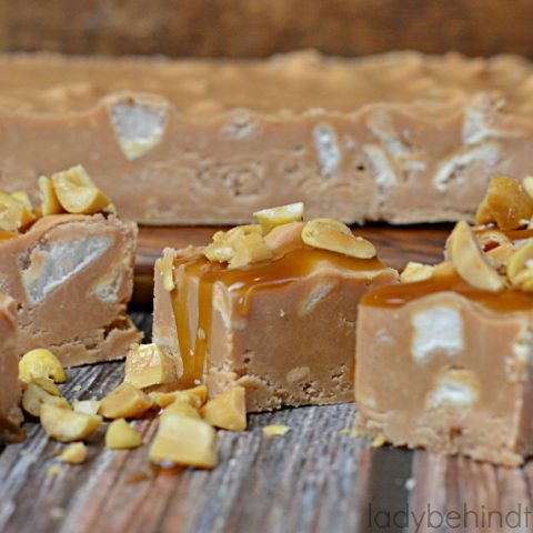 5 Minute Caramel Apple Fudge