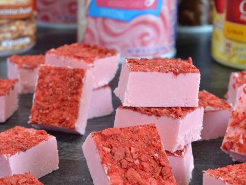 5 Minute Strawberry Fudge