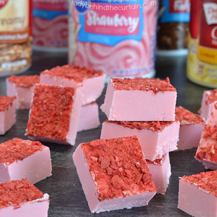 5 Minute Strawberry Fudge