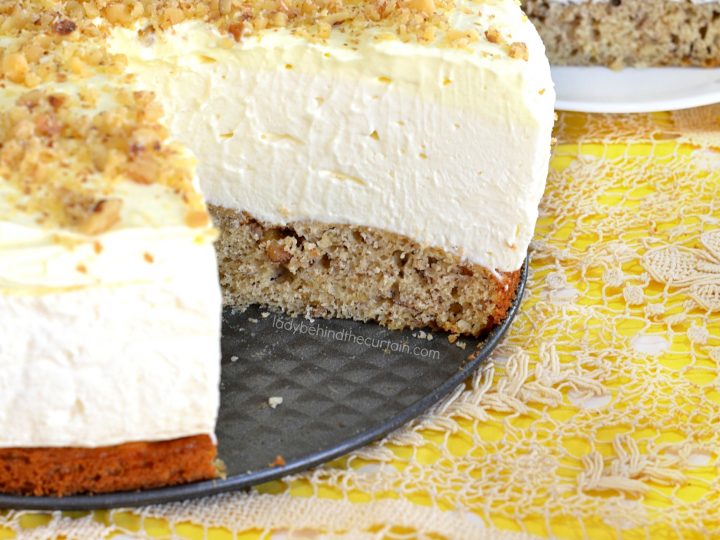 Banana Bread No Bake Cheesecake