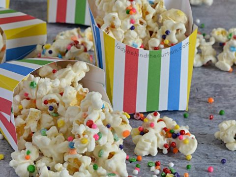 Beach Ball Candy Coated Party Popcorn