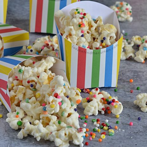 Beach Ball Candy Coated Party Popcorn