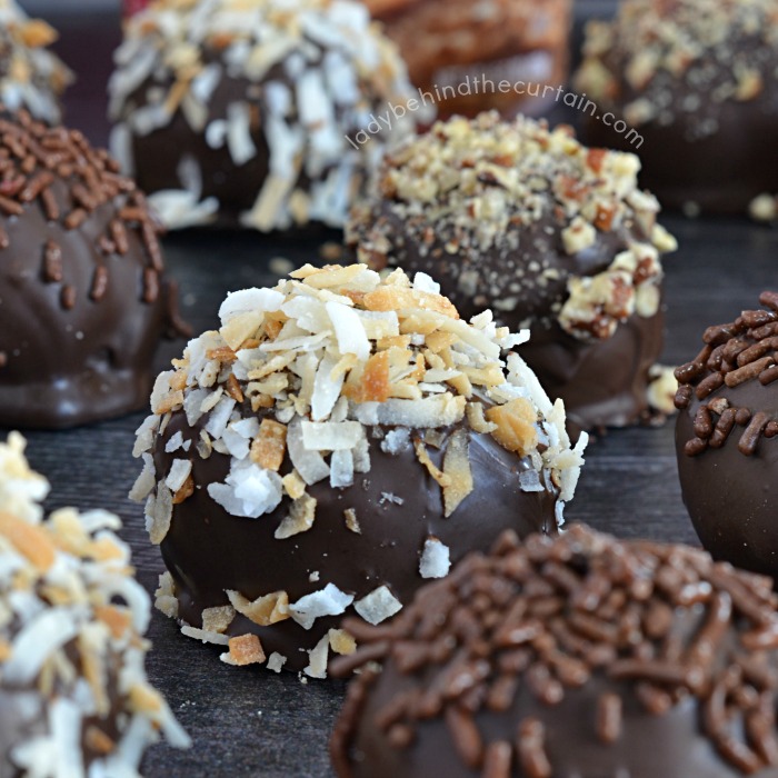 German Chocolate Cake Balls