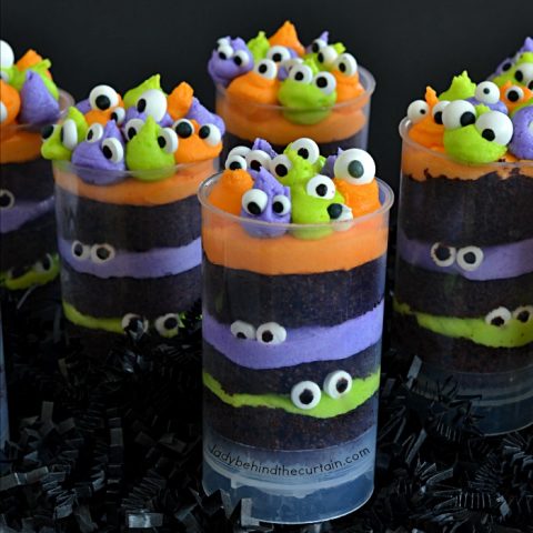 Monster Party Halloween Cupcakes