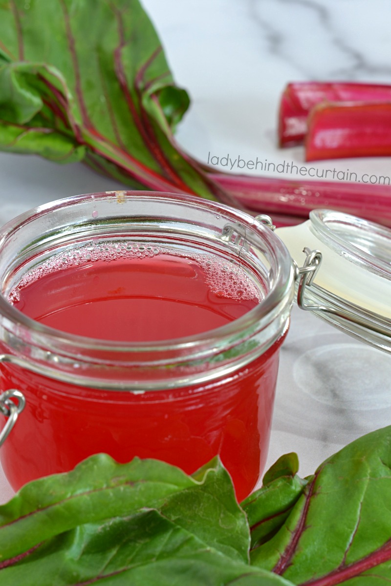 Sugar Free Rhubarb Syrup