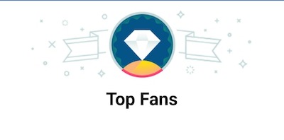 How do you become a top fan
