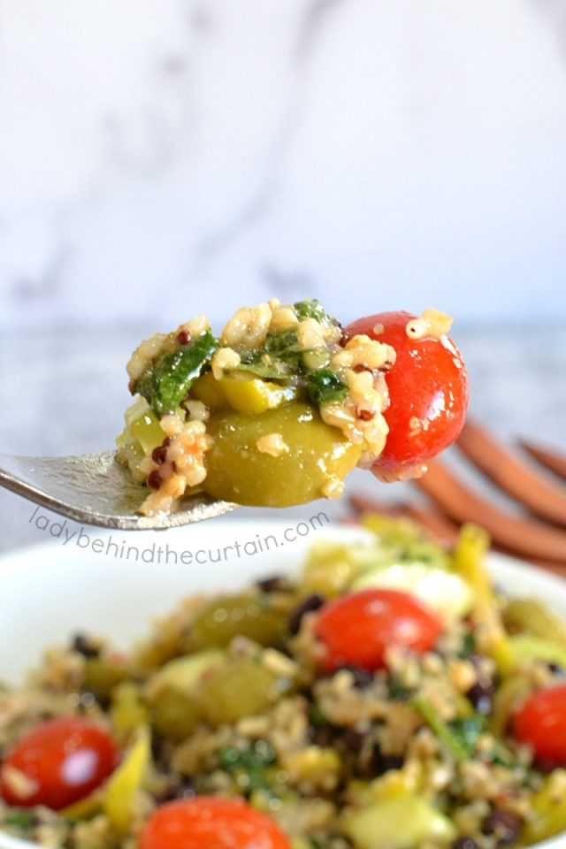 Brown Rice and Quinoa Salad