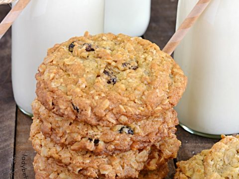 Classic Chewy Homemade Oatmeal Raisin Cookie Recipe