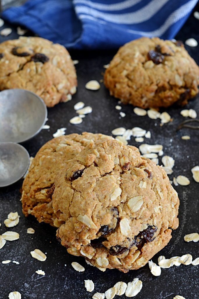 Peanut Butter Oatmeal Breakfast Cookies