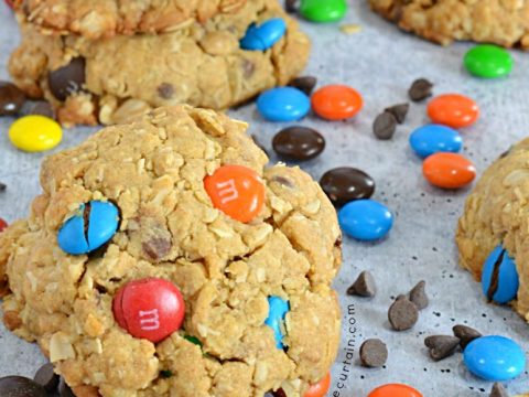 Peanut Butter Oatmeal Monster Cookies