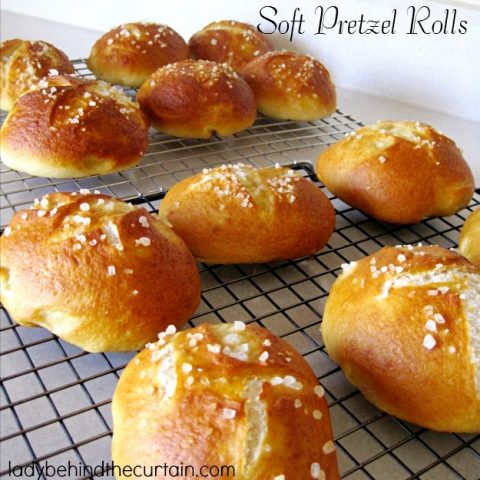 Soft Pretzel Rolls