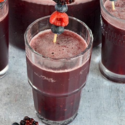 Sparkling Triple Berry Slush Punch