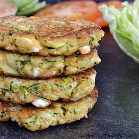 Summer Garden Fresh Zucchini Burgers