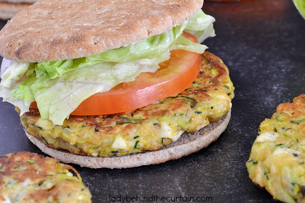 Summer Garden Fresh Zucchini Burgers