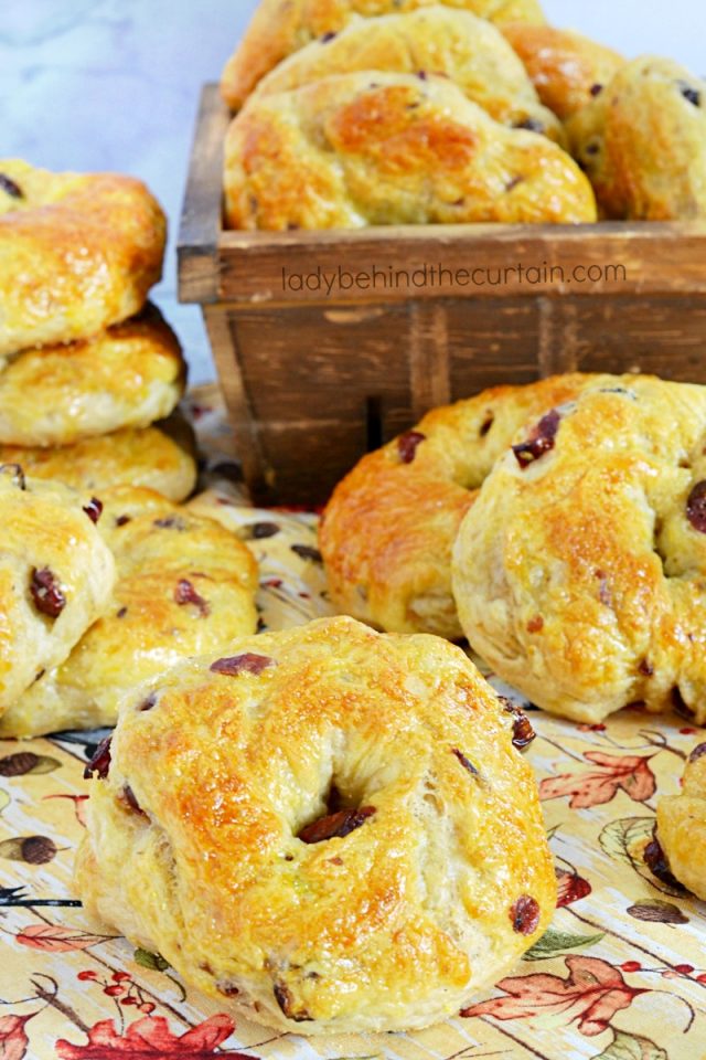 Cranberry Orange Bagels