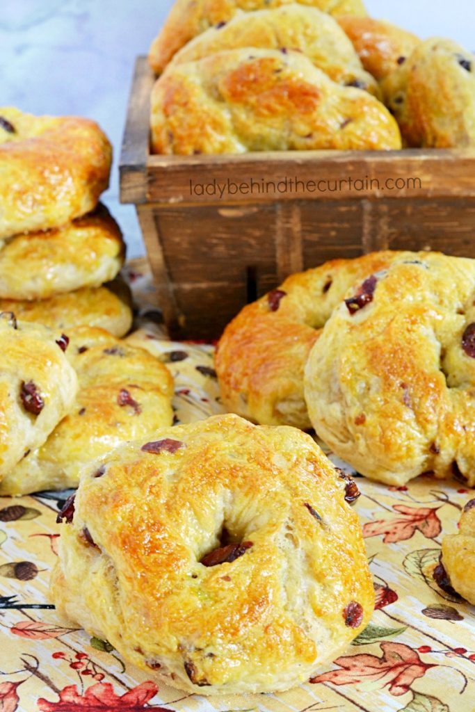 Cranberry Orange Bagels