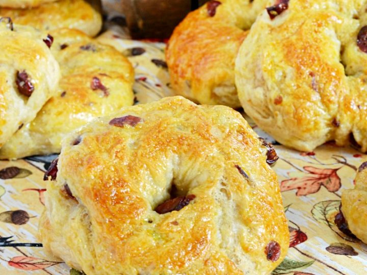 Cranberry Orange Bagels
