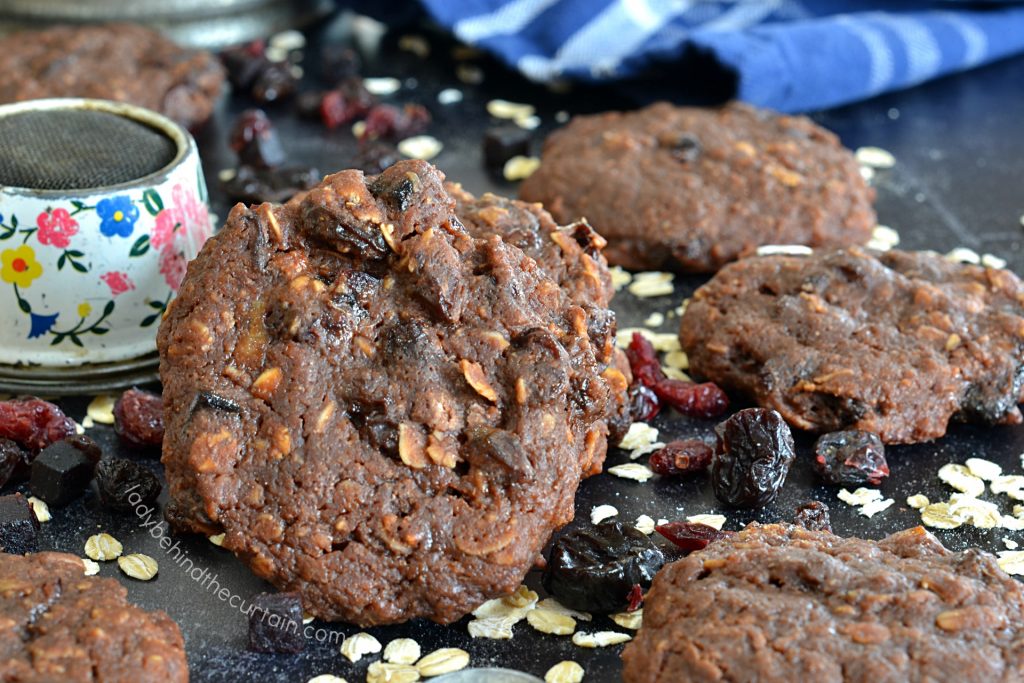 Grab and Go Chocolate Banana Breakfast Cookies