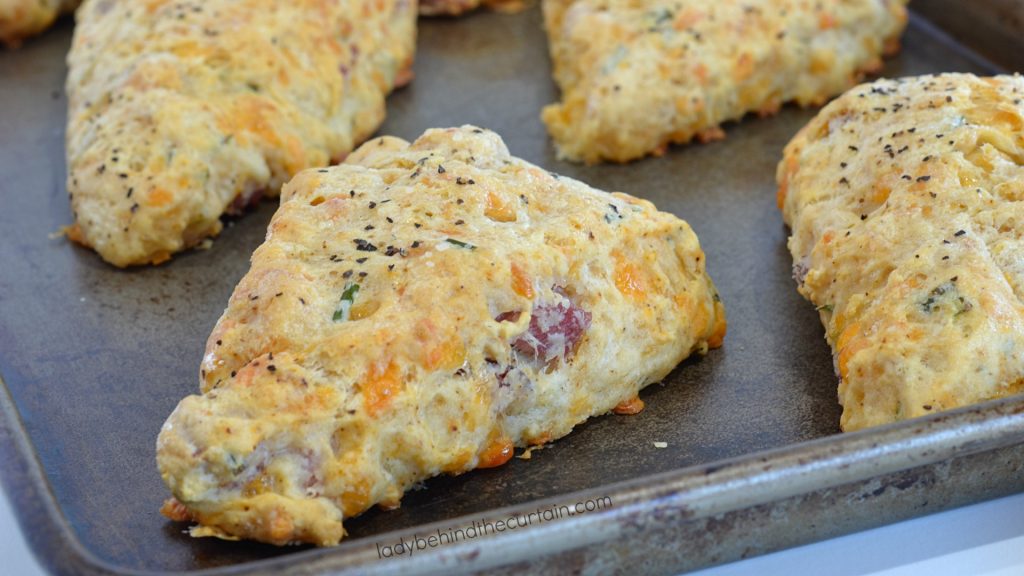 Light Ham and Cheese Scones