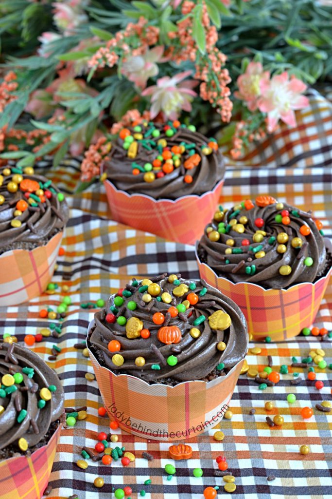 Pumpkin Churro Cupcakes