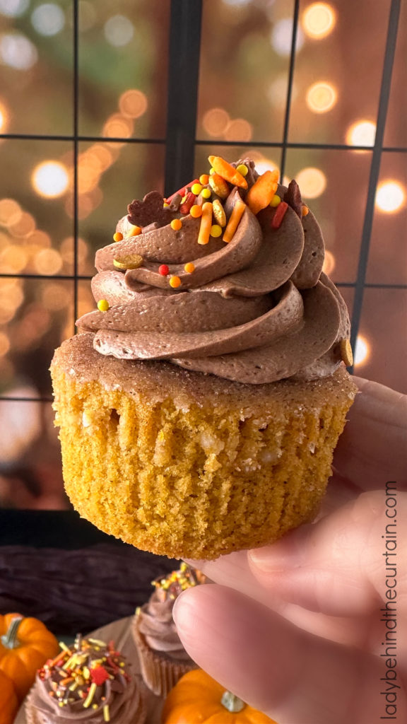 Pumpkin Churro Cupcakes