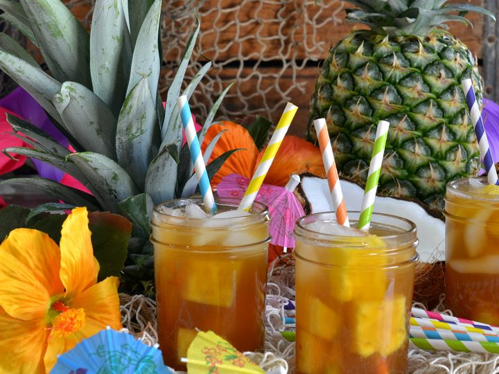Image for All Natural Pineapple Coconut Iced Tea