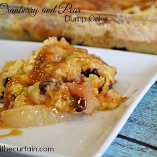 Apple, Cranberry Pear Dump Cake