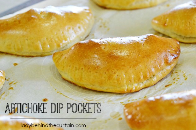 Artichoke Dip Pockets