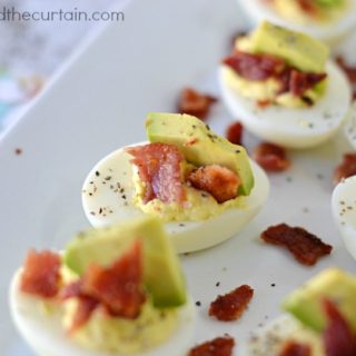 Bacon & Avocado Deviled Eggs