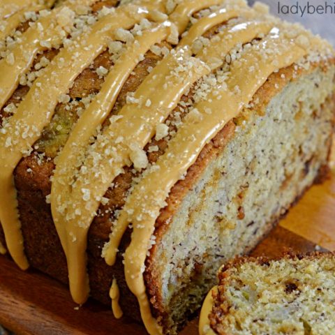 Banana Caramel Quick Bread