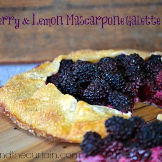 Blackberry and Lemon Mascarpone Galette