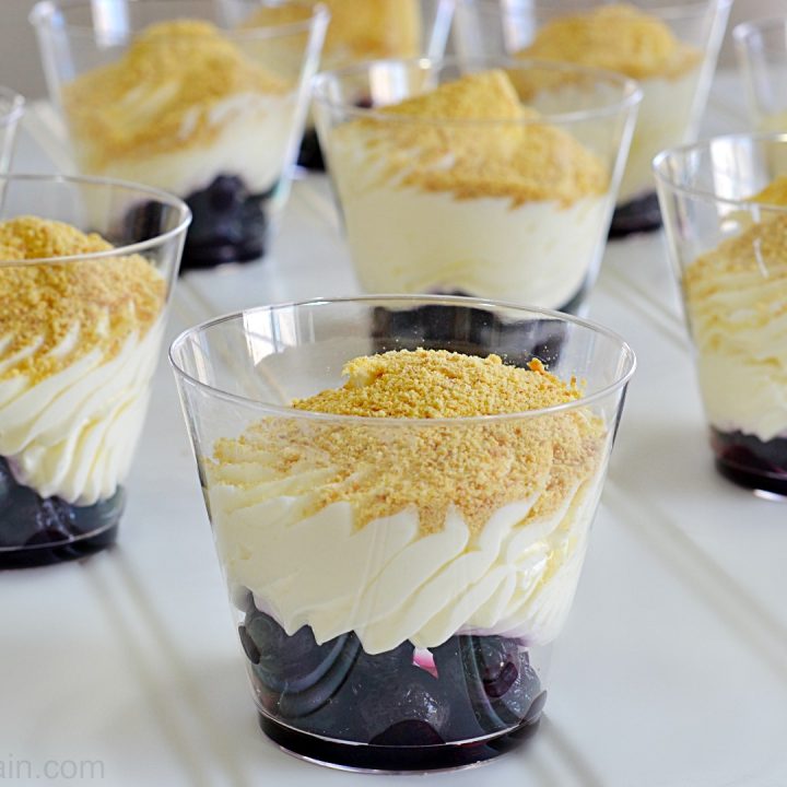 Blueberry Cheesecake Dessert Cups