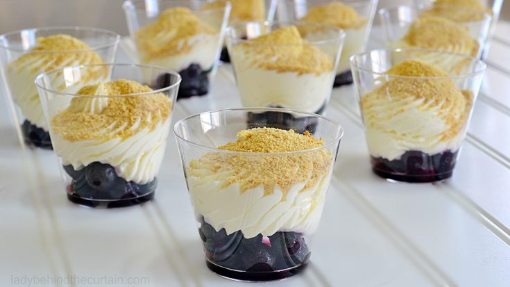 Blueberry Cheesecake Dessert Cups