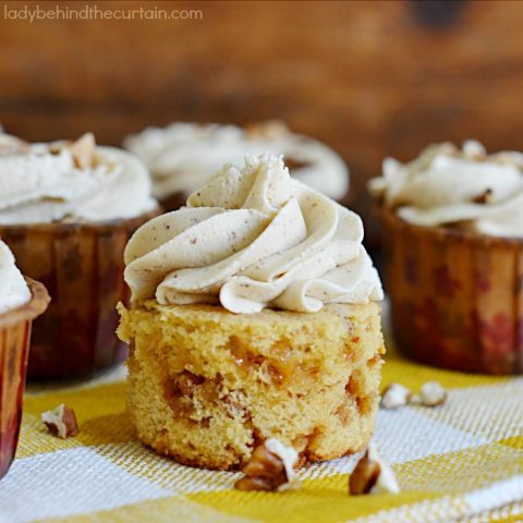 Brown Butter Pecan Cupcakes